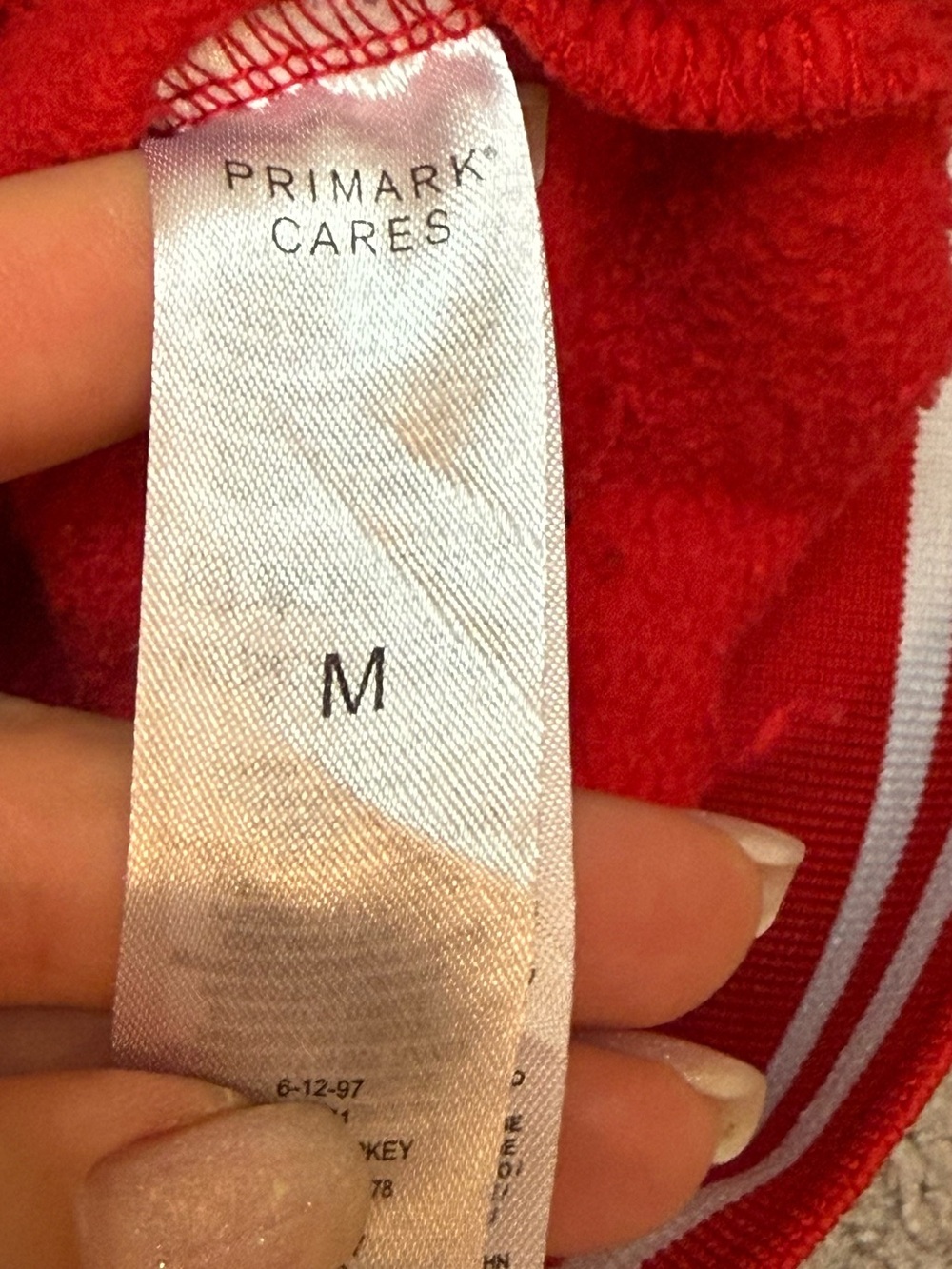 Vintage Disney Red Mickey Mouse Crewneck Sweatshirt Woman M - Picture 6 of 7